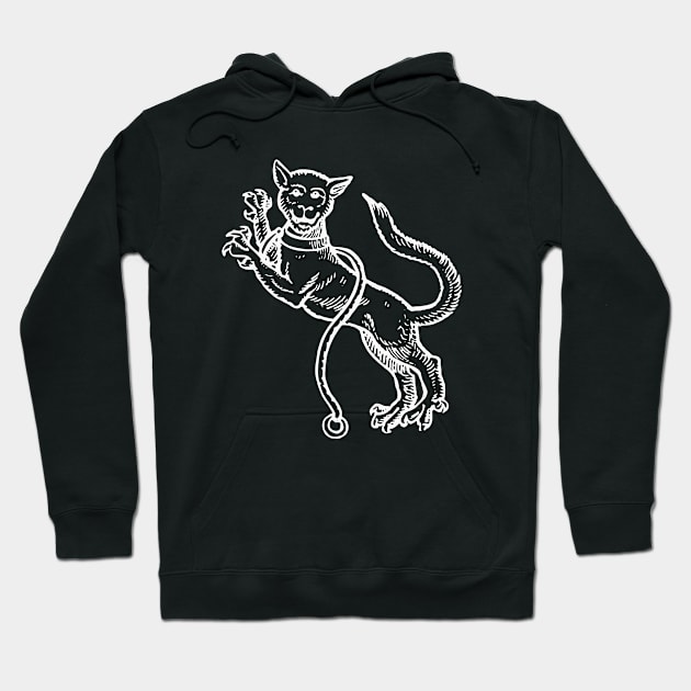 Heraldic Cat-a-Mountain Hoodie by Vintage Boutique